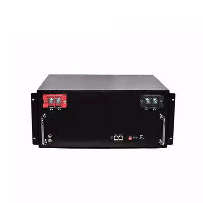 Smart 51.2v 48V Lifepo4 Battery Pack Server Rack ติดตั้ง 5kw 100ah
