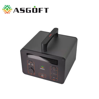 Asgoft New Energy Power Station เครื่องกำเนิดพลังงานแสงอาทิตย์ 200w 300w พร้อมแผงโซลาร์เซลล์แบบพับได้
