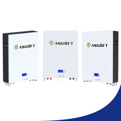 ระบบจัดเก็บพลังงานแสงอาทิตย์แบบติดผนัง Lfp 5kw 10kw 51.2v 48v 100ah Lifepo4 Powerwall Battery