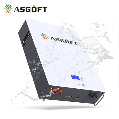 Off Grid Solar Home RV Powerwall Wall ระบบจัดเก็บแบตเตอรี่ 100ah 5kw 48v