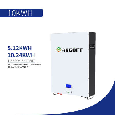 การจัดเก็บพลังงานแสงอาทิตย์ในครัวเรือน 48v 5kw 10kwh 200ah Home On/Off Grid 48 Volt 10kw Powerwall Lifepo4 Battery