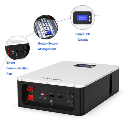 แบตเตอรี่ลิเธียมพลังงานแสงอาทิตย์ Powerwall 48v 100ah 200ah 20kw 5Kw 10kw