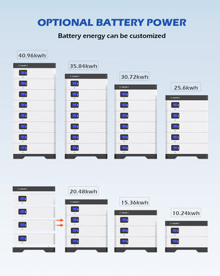 48V 5Kwh 10Kwh Off Grid Lifepo4 ระบบแบตเตอรี่เก็บพลังงาน