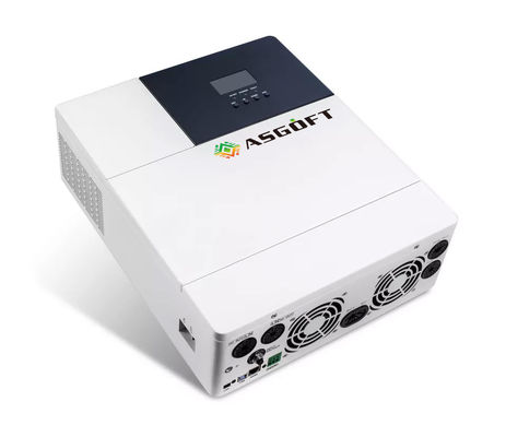 MPPT Hybrid 5KW Off Grid Solar Inverter 48V 80A การควบคุม Smart WiFi