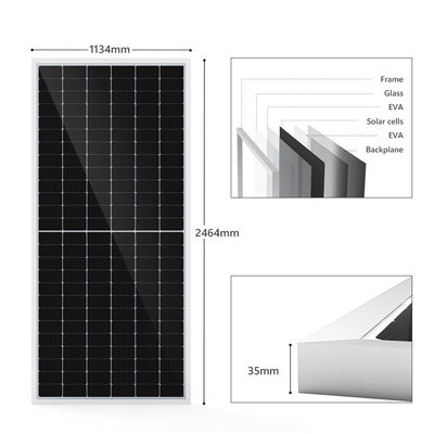 ASGOFT แผงเซลล์แสงอาทิตย์ชนิดแก้ว โซลาร์ โมโน โมโนคริสตัลไลน์ 600w