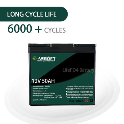 แบตเตอรี่ลิเธียมไอออน Lifepo4 50ah 12V 50Ah 10kwh สำหรับรถจักรยานยนต์