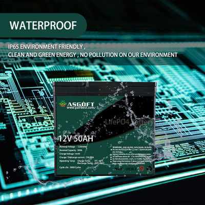 แบตเตอรี่ลิเธียมไอออน Lifepo4 50ah 12V 50Ah 10kwh สำหรับรถจักรยานยนต์