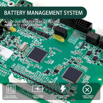 ชุดแบตเตอรี่ไอออนลิเธียม Lifepo4 12v 120AH แบบกำหนดเองสำหรับ EV