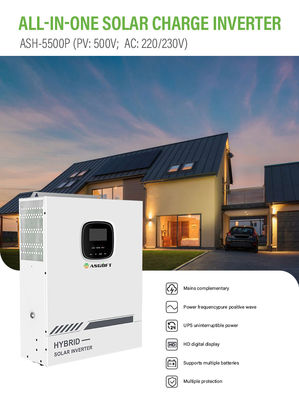 ODM Solar Hybrid บนอินเวอร์เตอร์กริด 3.5KW 5.5KW Dc เป็น Ac 12V