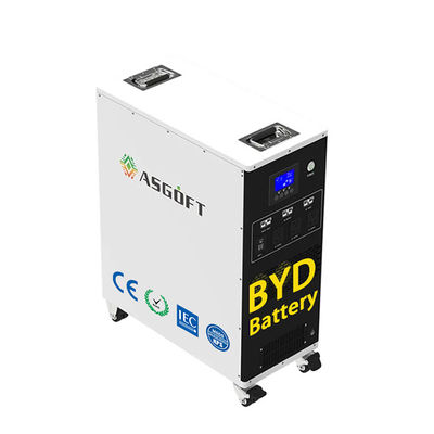 BESS Portable 6Kwh lifepo4 ชุดแบตเตอรี่ 3KW เอาต์พุตอินเวอร์เตอร์ Mobile Generation
