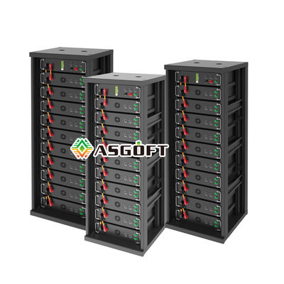 ความดันสูง 15kwh-750kwh แบตเตอรี่เหล็กลิตিয়াম Lifepo4 51.2v 100Ah แบตเตอรี่ลิตিয়ামไอออน