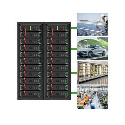 ความดันสูง 15kwh-750kwh แบตเตอรี่เหล็กลิตিয়াম Lifepo4 51.2v 100Ah แบตเตอรี่ลิตিয়ামไอออน