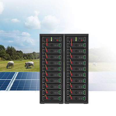 แบตเตอรี่ประหยัดพลังงานแสงอาทิตย์พาณิชย์ 100kwh แบตเตอรี่ประหยัดพลังงานแสงอาทิตย์ 200KWH ไลฟ์โพ 4 ไฮบริดอินเวอร์เตอร์ แบตเตอรี่ระบบพลังงาน