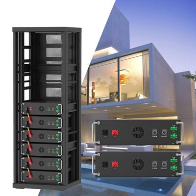 ความดันสูง 15kwh-750kwh แบตเตอรี่เหล็กลิตিয়াম Lifepo4 51.2v 100Ah แบตเตอรี่ลิตিয়ামไอออน