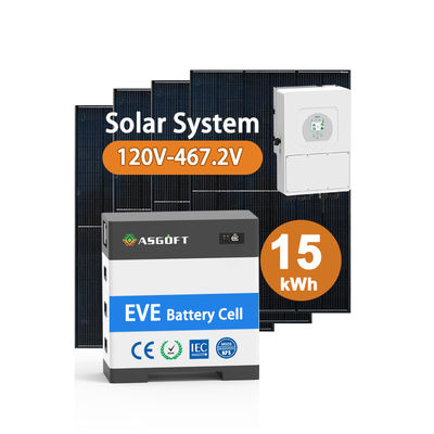 แบตเตอรี่พลังแสงอาทิตย์ความดันสูง 15kw-40kw ระบบพลังงานแสงอาทิตย์ประจําบ้าน แบตเตอรี่พลังงานแสงอาทิตย์