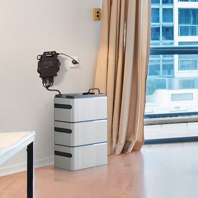 800w Micro Inverter Pv Balcony ระบบพลังแสงอาทิตย์ พล๊อกแอนด์เพลย์ แบตเตอรี่ระเบียง