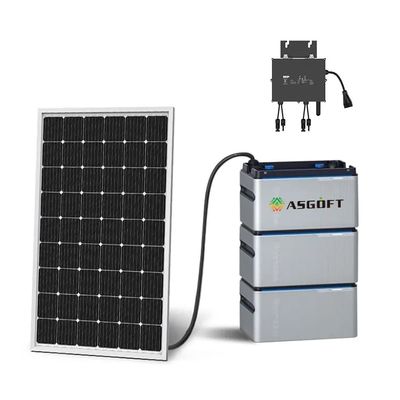 มิโครอินเวอร์เตอร์ โซลาร์บัลคอนี พลังงานไฟฟ้า แบตเตอรี่เก็บพลังงาน 800W