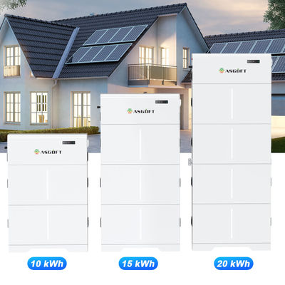 10KWH 15KWH 20KWH แบตเตอรี่เก็บพลังงาน LiFePO4