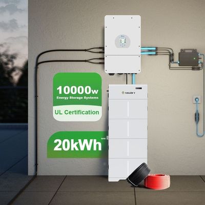 ใบรับรอง UL การใช้งานในบ้าน 5kw 10kw 20kw โซลาร์ PV Storage LiFePO4 แบตเตอรี่ลิธีਅਮ