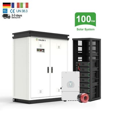50kW 100kwh แบตเตอรี่ลิธีਅਮ ESS รวมพลังงานแสงอาทิตย์