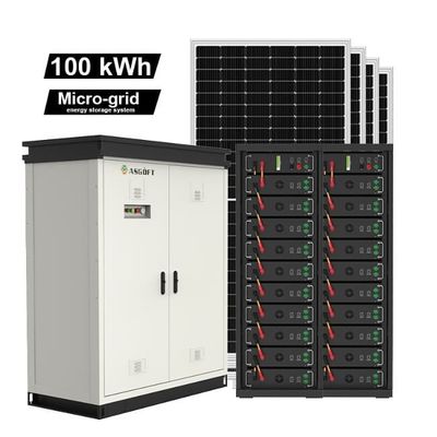 โรงงาน ระบบเก็บพลังงานพลังงานแสงอาทิตย์ ครบ 50kW 60KW 70KW 100KW ไฮบริด