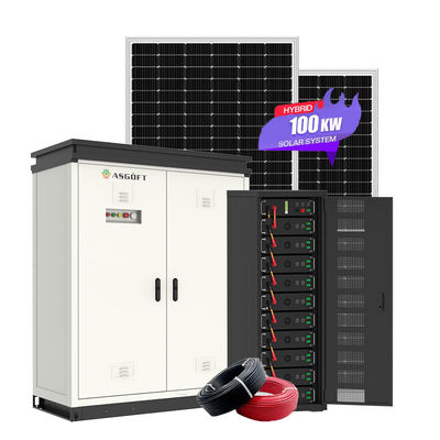 OEM / ODM อุตสาหกรรมและการค้า บนระบบพลังงานแสงอาทิตย์ 100KW แบตเตอรี่แสงอาทิตย์